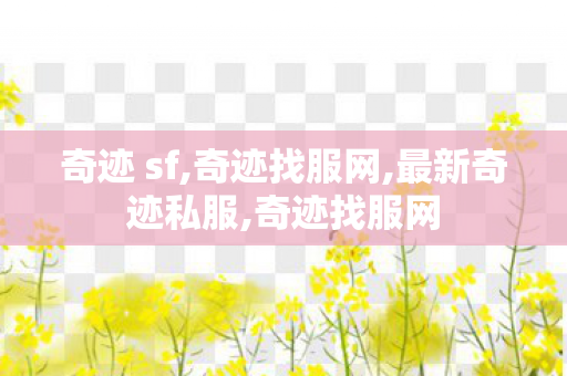 奇迹 sf,奇迹找服网,最新奇迹私服,奇迹找服网