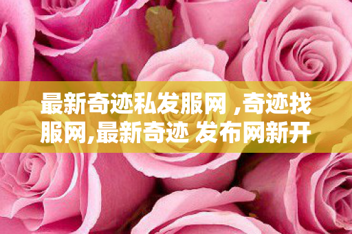最新奇迹私发服网 ,奇迹找服网,最新奇迹 发布网新开服,奇迹找服网