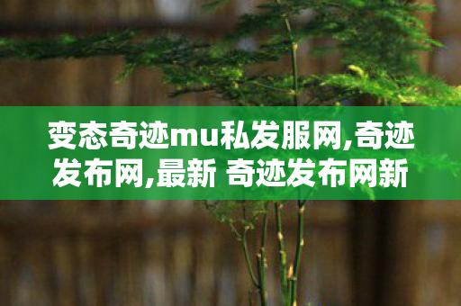 变态奇迹mu私发服网,奇迹发布网,最新 奇迹发布网新开服,奇迹发布网