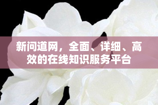 新问道网，全面、详细、高效的在线知识服务平台