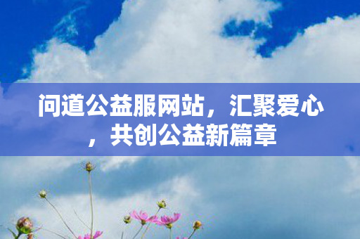 问道公益服网站，汇聚爱心，共创公益新篇章