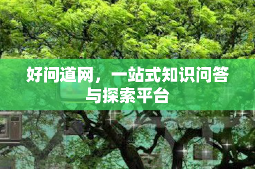 好问道网，一站式知识问答与探索平台