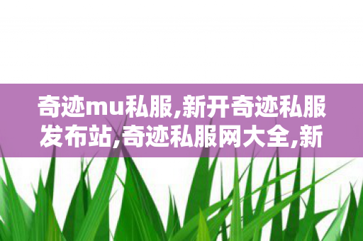 奇迹mu私服,新开奇迹私服发布站,奇迹私服网大全,新开奇迹私服发布站