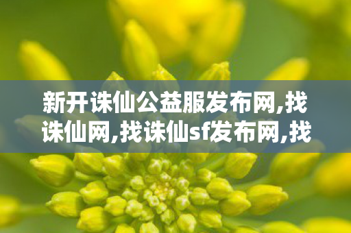 新开诛仙公益服发布网,找诛仙网,找诛仙sf发布网,找诛仙网