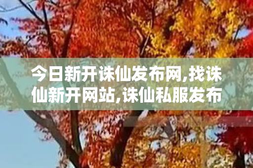 今日新开诛仙发布网,找诛仙新开网站,诛仙私服发布站,找诛仙新开网站