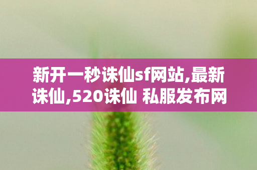 新开一秒诛仙sf网站,最新诛仙,520诛仙 私服发布网,最新诛仙