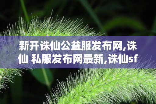 新开诛仙公益服发布网,诛仙 私服发布网最新,诛仙sf新服,诛仙 私服发布网最新