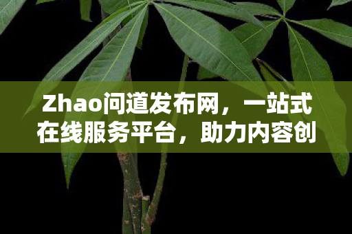 Zhao问道发布网，一站式在线服务平台，助力内容创作者与用户无缝交流