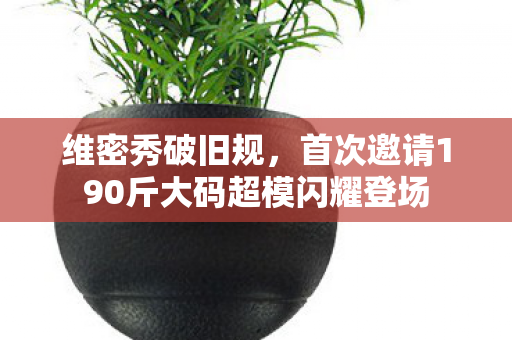 维密秀破旧规，首次邀请190斤大码超模闪耀登场
