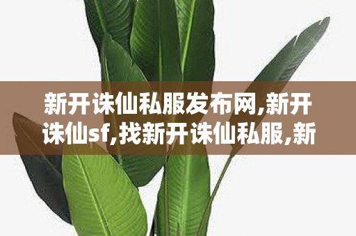 新开诛仙私服发布网,新开诛仙sf,找新开诛仙私服,新开诛仙sf