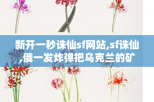 新开一秒诛仙sf网站,sf诛仙,俄一发炸弹把乌克兰的矿都炸出来了,sf诛仙