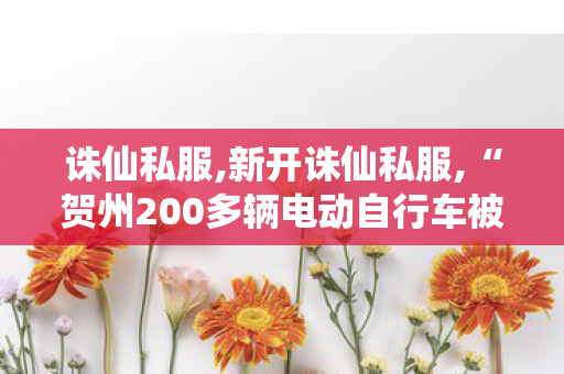 诛仙私服,新开诛仙私服,“贺州200多辆电动自行车被砸”不实,新开诛仙私服