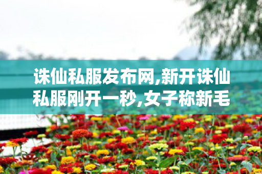 诛仙私服发布网,新开诛仙私服刚开一秒,女子称新毛衣机洗后缩水变童装,新开诛仙私服刚开一秒