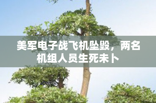 美军电子战飞机坠毁，两名机组人员生死未卜