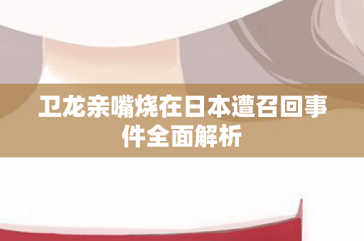卫龙亲嘴烧在日本遭召回事件全面解析