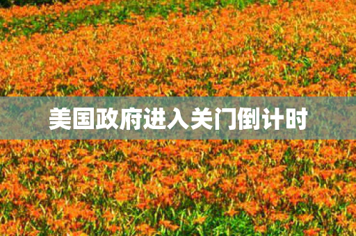 美国政府进入关门倒计时