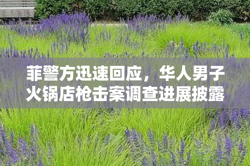 菲警方迅速回应，华人男子火锅店枪击案调查进展披露