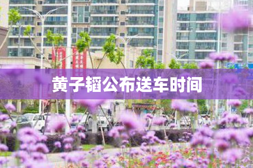 黄子韬公布送车时间