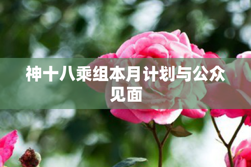 神十八乘组本月计划与公众见面