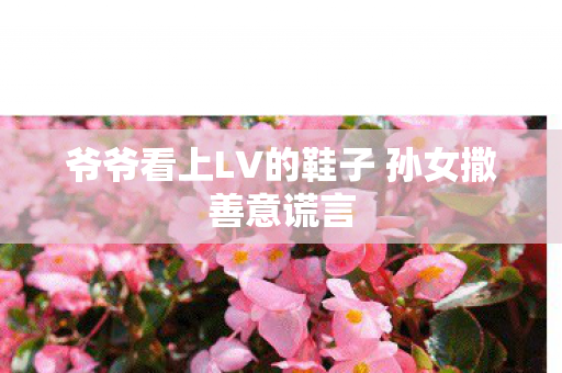 爷爷看上LV的鞋子 孙女撒善意谎言