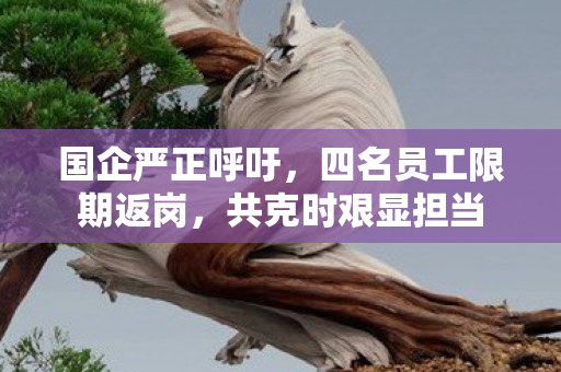 国企严正呼吁，四名员工限期返岗，共克时艰显担当