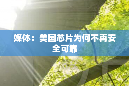 媒体：美国芯片为何不再安全可靠
