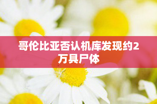 哥伦比亚否认机库发现约2万具尸体