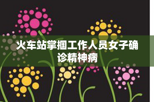火车站掌掴工作人员女子确诊精神病