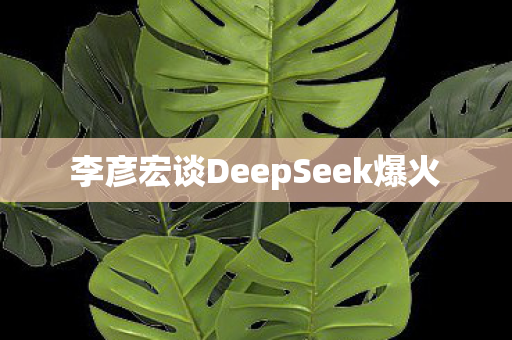 李彦宏谈DeepSeek爆火