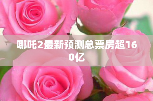 哪吒2最新预测总票房超160亿