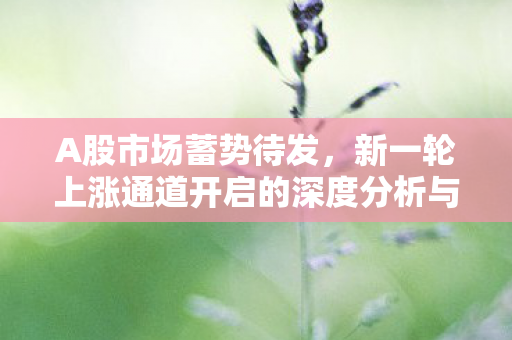 A股市场蓄势待发，新一轮上涨通道开启的深度分析与展望
