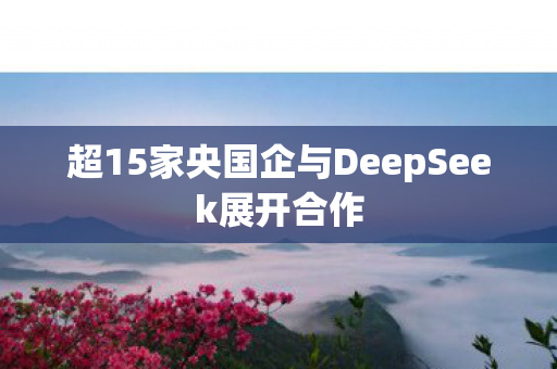 超15家央国企与DeepSeek展开合作
