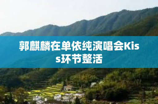 郭麒麟在单依纯演唱会Kiss环节整活