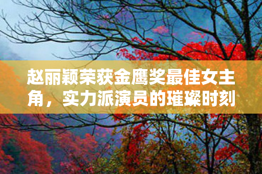 赵丽颖荣获金鹰奖最佳女主角，实力派演员的璀璨时刻