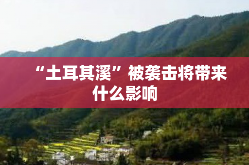 “土耳其溪”被袭击将带来什么影响