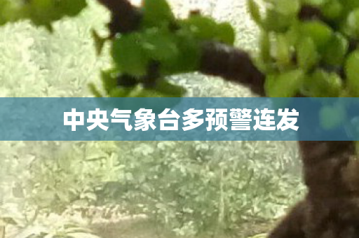 中央气象台多预警连发