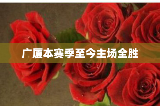 广厦本赛季至今主场全胜
