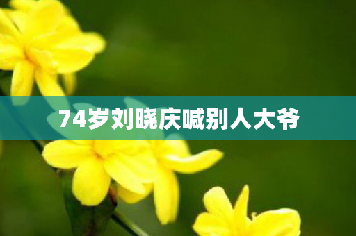 74岁刘晓庆喊别人大爷