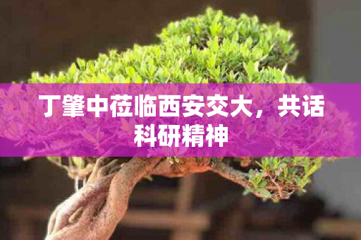 丁肇中莅临西安交大，共话科研精神