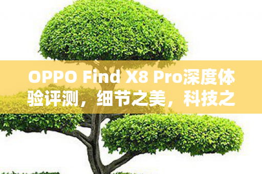 OPPO Find X8 Pro深度体验评测，细节之美，科技之巅