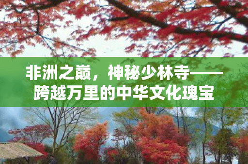 非洲之巅，神秘少林寺——跨越万里的中华文化瑰宝
