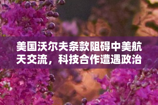 美国沃尔夫条款阻碍中美航天交流，科技合作遭遇政治阴霾