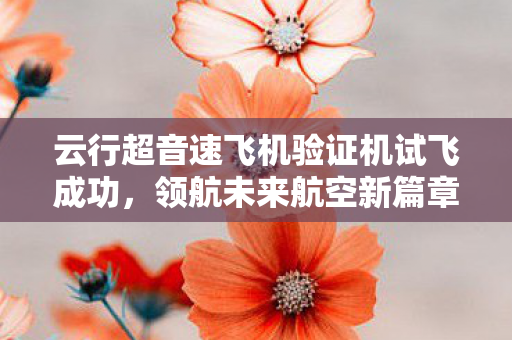 云行超音速飞机验证机试飞成功，领航未来航空新篇章