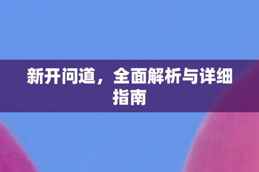 新开问道，全面解析与详细指南