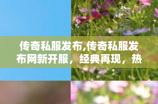 传奇私服发布,传奇私服发布网新开服，经典再现，热血重燃！