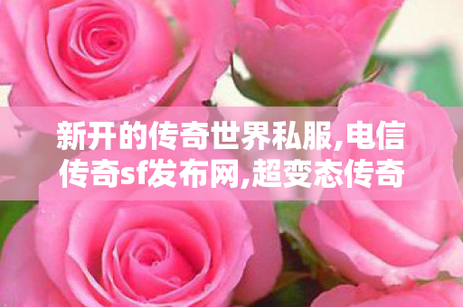 新开的传奇世界私服,电信传奇sf发布网,超变态传奇，热血征战，重温经典传奇游戏