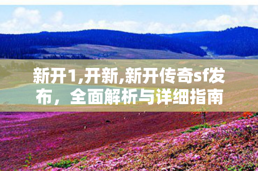 新开1,开新,新开传奇sf发布，全面解析与详细指南