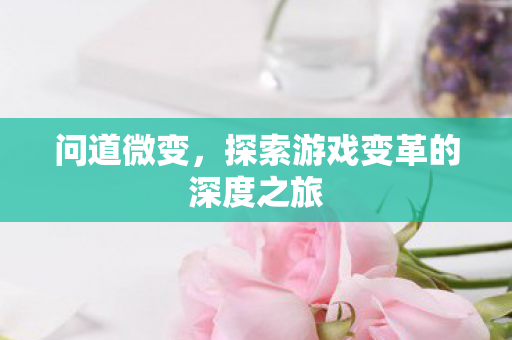 问道微变，探索游戏变革的深度之旅