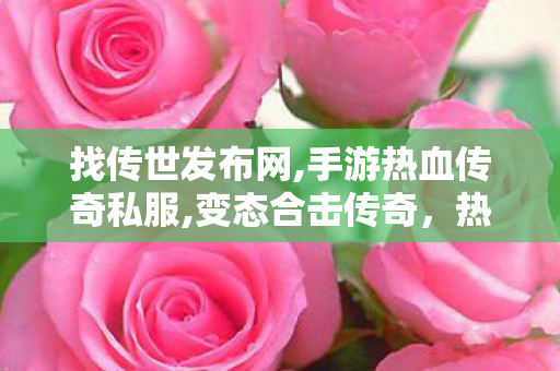 找传世发布网,手游热血传奇私服,变态合击传奇，热血征战，传奇英雄的史诗之战