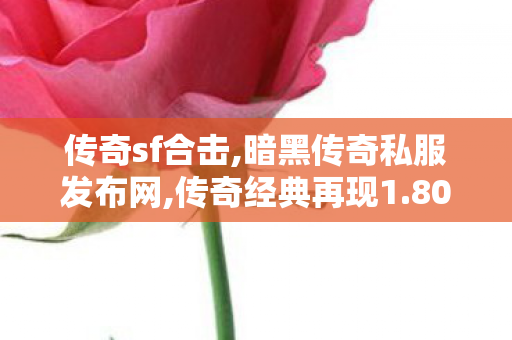 传奇sf合击,暗黑传奇私服发布网,传奇经典再现1.80复古传奇SF，重温热血征战，重铸传奇荣耀